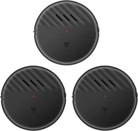 Window Vibration Alarm,3Pack 125Db Loud Ultra-Slim Anti-Theft Alarm for Door and