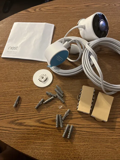 Google Nest Cam Outdoor 1st Gen Security Camera Missing Camera Wall Plate