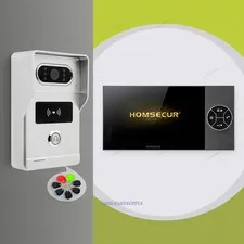 HOMSECUR 7" 4 Wire HD Video Door Phone Call Intercom Card Access 2.0MP Camera
