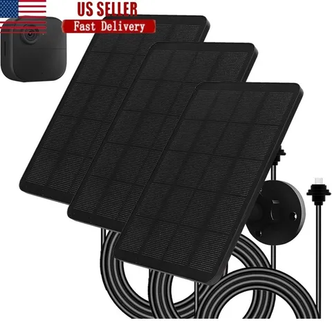 Solar Panel Blink Outdoor 4 Camera High Efficiency Waterproof Easy Install New