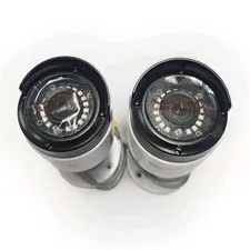 2 PACK Lorex LAB243S-C 4MP A-MPX Wired IR Bullet Camera White W CABLES