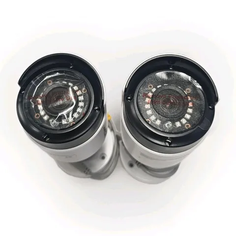 2 PACK Lorex LAB243S-C 4MP A-MPX Wired IR Bullet Camera White W CABLES