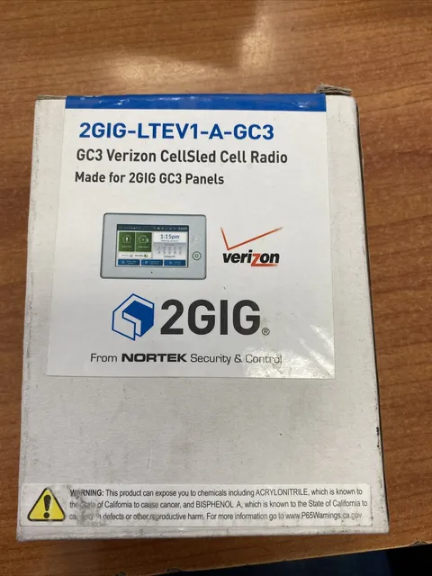 2GIG-LTEV1-A-GC3 GC3 Verizon CellSled Cell Radio Made for 2GIG GC3 Panels. NEW.