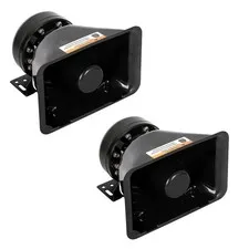 High Performance Siren Speaker Compatible with Any 8x6x5.25 inches, Black