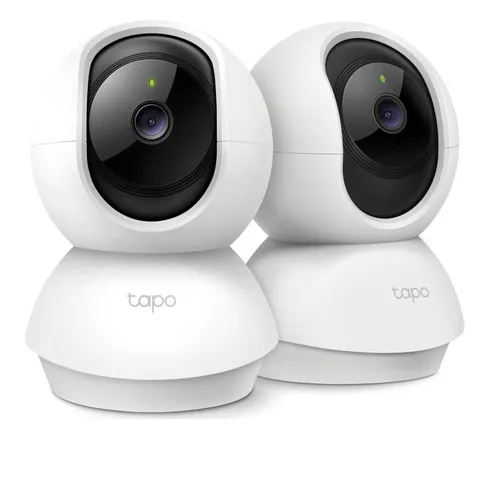 TP-Link Tapo Pan Tilt WiFi Security Camera 2 Pack Indoor HD Night Vision...