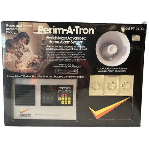 Universal Perim-A-Tron Vintage Wireless Home Alarm System PT-2100 - Sealed