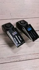 Door Stop Alarm with 120DB Siren Door Stop for Home & Travel Black Pack of 2