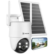 AI Tracking Outdoor Camera with Two-Way Audio & Night Vision