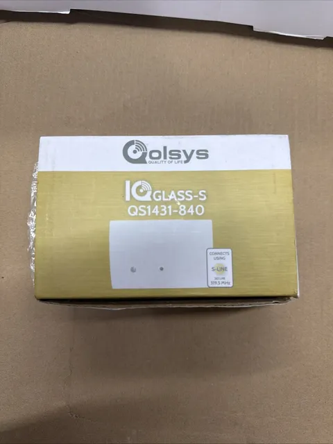 Qolsys IQ Wireless S-Line Encrypted Glass Break Sensor - White (QS1431-840)