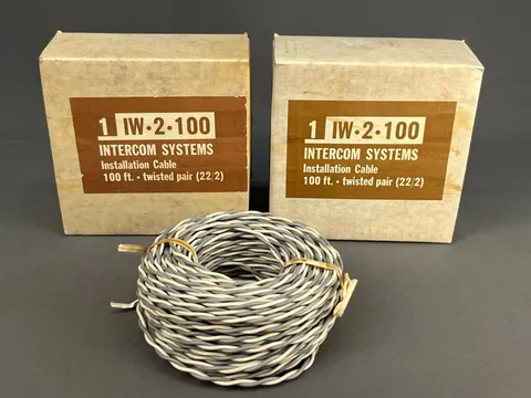 2  Boxes of New Nutone IW2-100-UL Installation Wire; Mint in Box 200ft Total