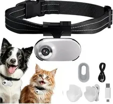 HD 1080P Cat Camera Collar with Video Record Wireless Mini Sport cam,