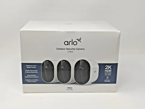 Arlo Pro Security Camera 2K HDR, 6th Gen, 2025