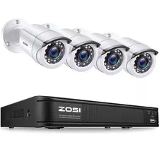 8-Channel H. 265+ 3K-Lite DVR Home Security System with 4 Wired 1080P Full HD Ou