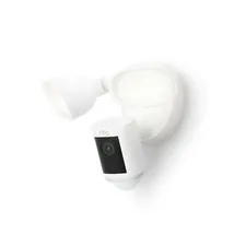 Ring Floodlight Cam Pro Outdoor Wired Wi-Fi 1080p Network Camera - White