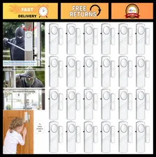 24-Pack Wireless Door Window Alarms - DIY Home Security Sensors, Burglar Alert S