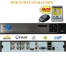 XVR 8 CHANNEL 6 IN 1 5 MPX P2P HIGH DEFINITION MOTION FACE RECOGNITION 