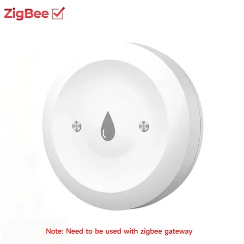 Tuya Zigbee Smart Water Leak Sensor Flood Leakage Sensor Alarm APP Remote Monito