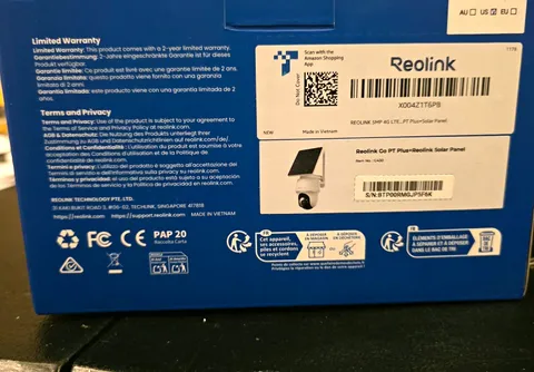 Reolink Go PT Plus 5MP 4G LTE Wireless PTZ Camera Solar Panel Alexa/Google