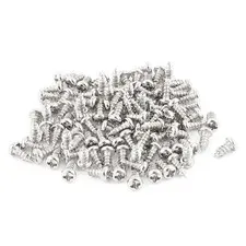 100 Pcs M2.5x6mm Stainless Steel Phillips Round Head Self Tapping Screws Bolts