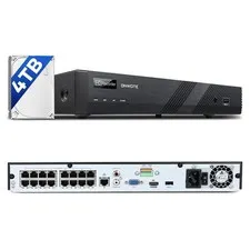 ONWOTE 12MP 16 Channel PoE NVR (Built-in 16 Ports), 4TB HDD Included,...