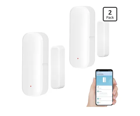 WiFi Door Sensor Window Detector: Smart Magnetic Door Open Detector with App ...