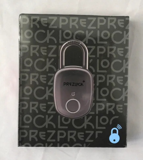 Prezlock Pebble Plus Smart Fingerprint Padlock Model EL-06 Brand New/Sealed