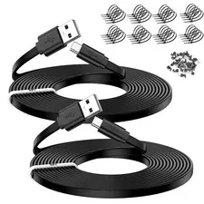 40FT Power Extension Cable USB-A to Micro USB Compatible with Wyze Cam