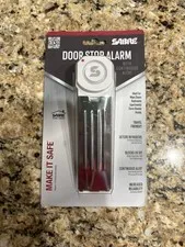 NEW Door Stop Alarm Sabre Security Wedge Loud for Siren Hotel Dorm Apartment