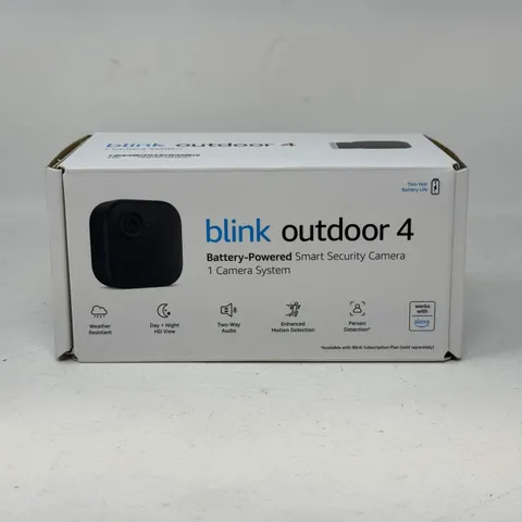 New Blink Outdoor 4 Battery-Powered Smart Security Camera