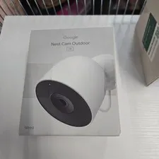 Google Nest Cam Outdoor Wired 2nd Gen Security Camera 2K HDR Snow New Open Box