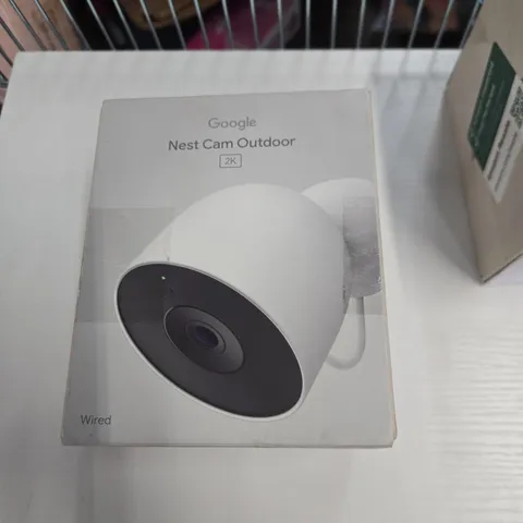 Google Nest Cam Outdoor Wired 2nd Gen Security Camera 2K HDR Snow New Open Box