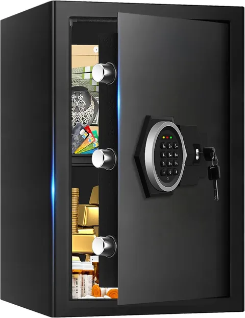 3.4 Cuft Large Fireproof Waterproof Home Safe with Digital Lock