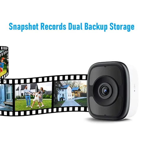 5MP 3K Window Camera 2.4GHz 5GHz WiFi 6 Night Mode Motion Detection 24/7