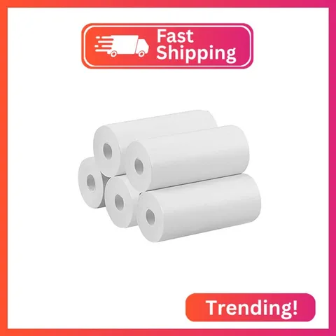 5 Rolls Kids Camera Paper Roll, Mijaowatch Kids Instant Camera Print Paper Non-A