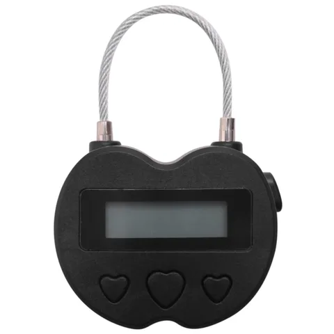 Time Lock LCD Display Time Lock USB Rechargeable Temporary Timer Padlock5885