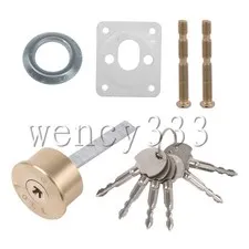 Bass Cross Type Old Lock Cylinder Door Lock Cylnder Barrel Assembly 35-45MM