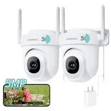 2.5K Wired Outdoor Security Camera, 24/7 Recording, Auto Tracking