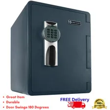 Large 2.14 Cu Ft Waterproof Digital Security Safe Home Office Lock Box New