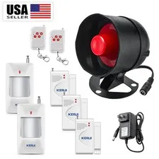 Household Wireless Security Alarm Set 115dB Siren Anti-Break In System Kit