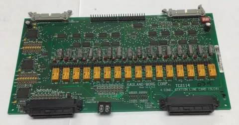 Rauland-Borg TC2114 4-Cond. Station Line Card SLC4