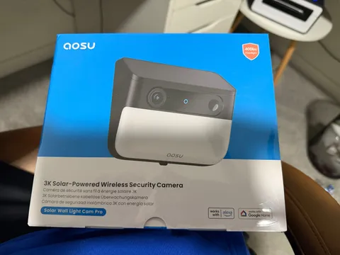 NEW - SEALED - AOSU Solar Wall Cam Pro Camera 3k l7p3da11