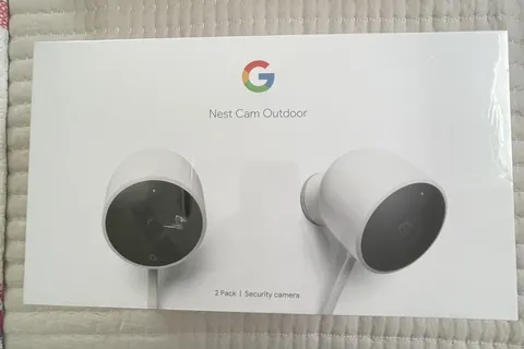 New NIB Sealed Google Nest Cam Outdoor Security Camera 2Pack NC2400ES 1080p HD