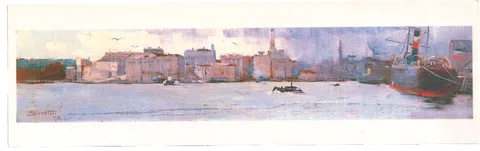 Arthur Streeton BOOKMARK Australian Circular Quay Painting Sydney Seascope 2 ARt