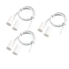 Recessed Magnetic Reed Switch NC for Door/Window Alarm - Set of 3
