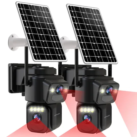 Security Cameras Outdoor WiFi,5G/2.4G Cameras for Home Security Solar Power w...