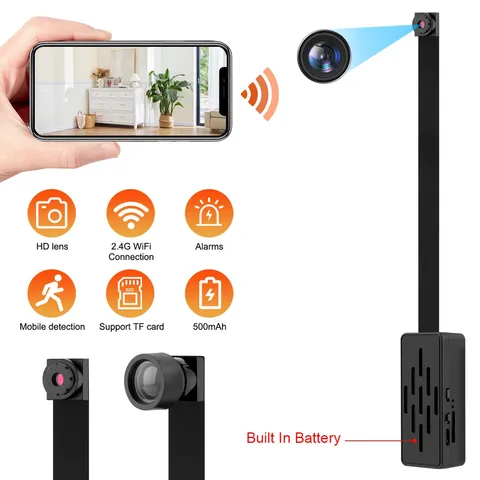 1080P Wireless Mini Security Camera Motion Detection Home Office WiFi Remote