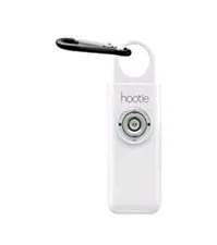 Hootie Personal Safety Alarm New Boxed White Carry Travel 