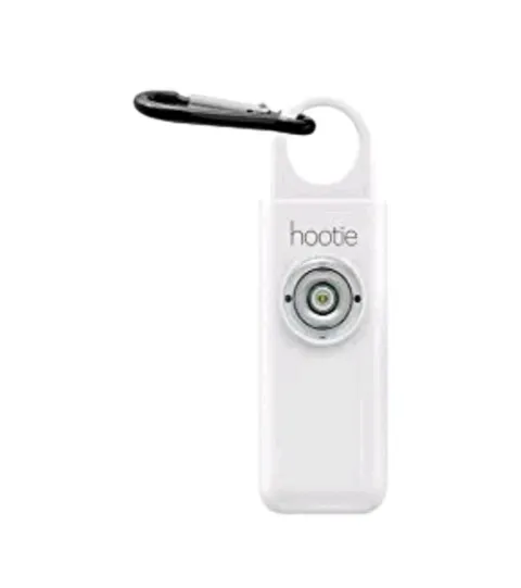 Hootie Personal Safety Alarm New Boxed White Carry Travel 