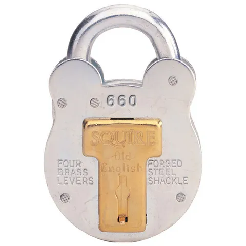 Squire 660 Old English 64mm Steel Case Lock