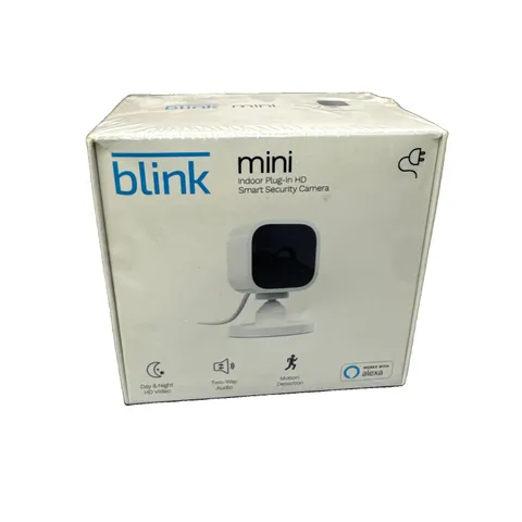 Blink Mini Indoor Plug-In Live HD Smart Security Camera (New in Box)